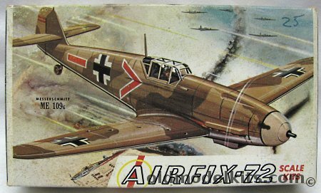 Airfix 1/72 Messerschmitt Me-109G - (Bf-109) Craftmaster Issue, 4-39 plastic model kit